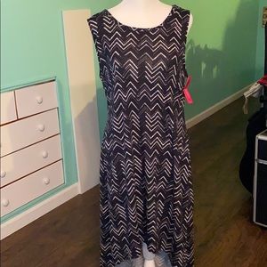 High Low Black Tank Dress